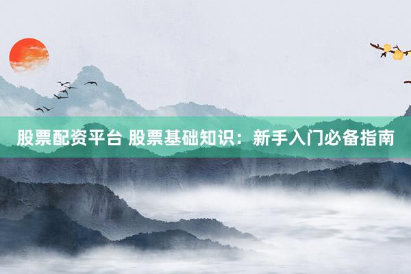 股票配资平台 股票基础知识：新手入门必备指南